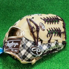 Rawlings Baseball Glove All Positions HYPER TECH GRAPHIC Tartan Check 11.75 RHT