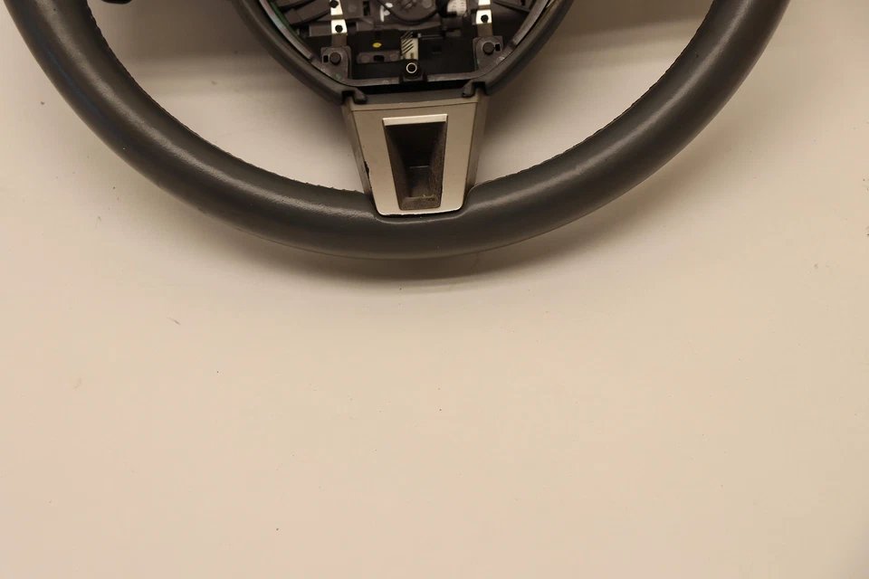 2007-2015 JAGUAR XK STEERING WHEEL LEATHER TAN W/ CONTROL SWITCH OEM - Image 3 of 4