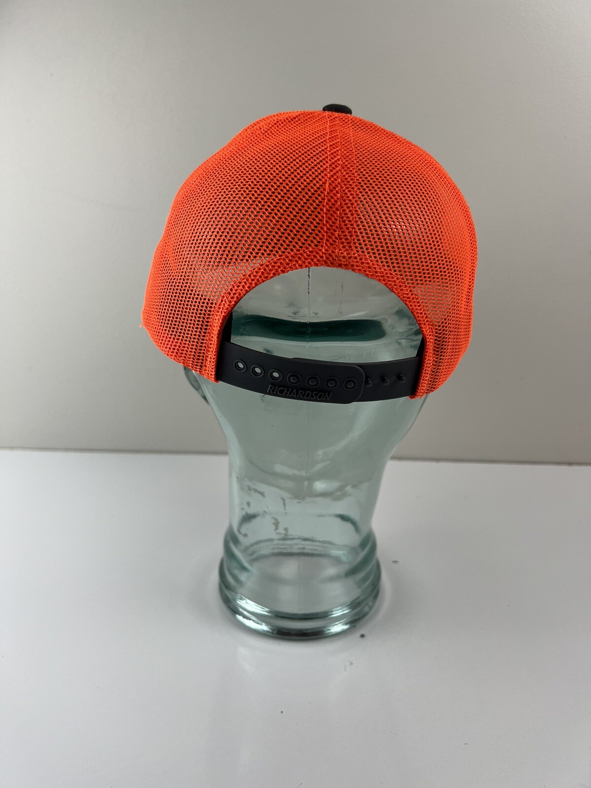 Flexco Orange Mesh Snapback Baseball Cap Hat Orig… - image 6