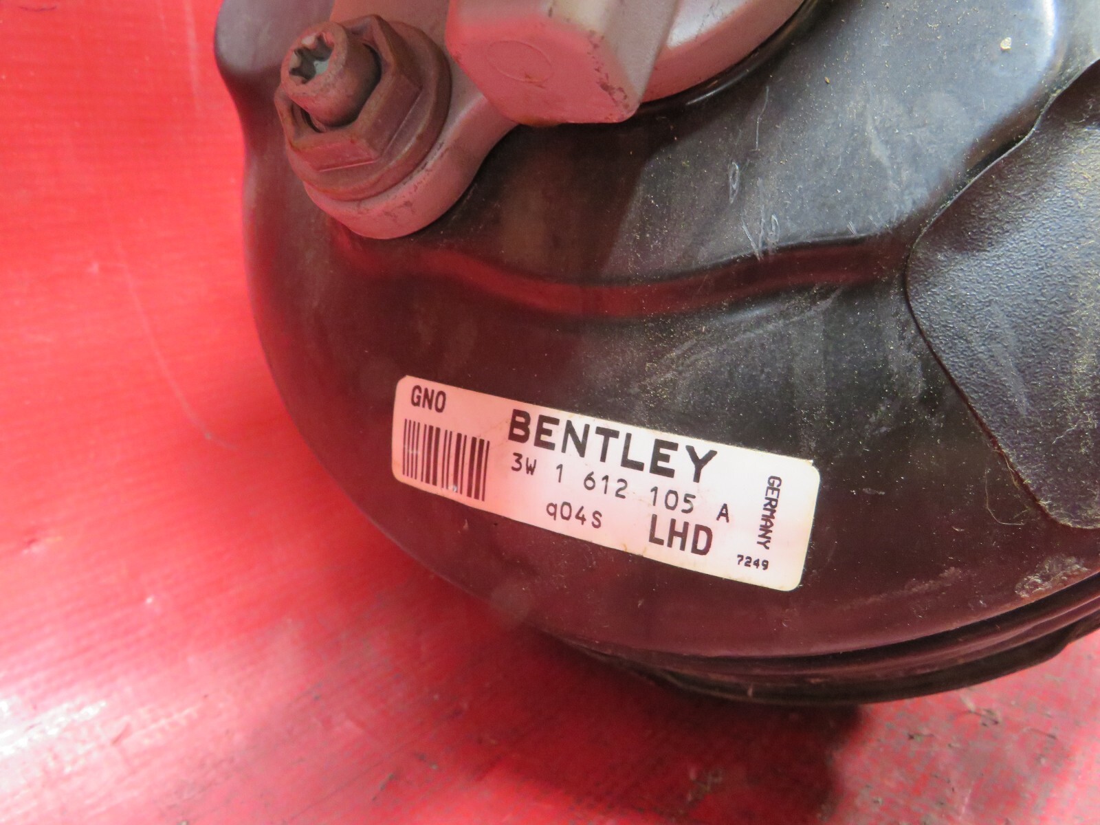 2006 BENTLEY FLYING SPU BRAKE BOOSTER MASTER CYLINDER
