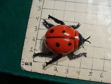 CLEAN, wind up LADYBUG, 1983 WORKS FINE. neat.