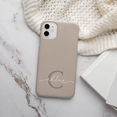 Custodia Personalizzata Con Nome Per IPhone 11/12/13/14 Pro/XR/7 - Silicone Trasparente Antiurto