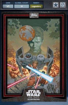 Topps Star Wars Card Trader Digital Legendary Red 10cc CTI Skywalker Lineage