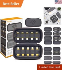 USB Flash Drives Case Organizer Fits 20 Thumb Drives USB Sticks Holder Hard S...