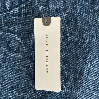 NWT Anthropologie Dhruv Kapoor Embroidered Heart Denim Mini Dress | eBay