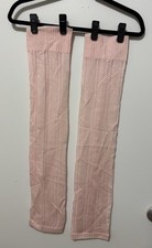 Danskin Pink Knitted Leg Warmers One size