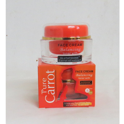 Carrot Pure Carrot Oil Glutathion Balancing Toner Face Cream 30g