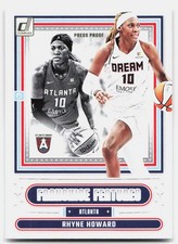 2025 Donruss WNBA #4 Rhyne Howard Franchise Features Press Proof Atlanta Dream