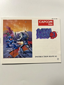 Mega Man 3 Nintendo Entertainment System NES probado &iexcl;&iexcl;Funciona con MANUAL!!!