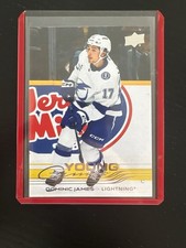 2025-26 Upper Deck Series 2 Young Guns Dominic James #485 Tampa bay Lightning