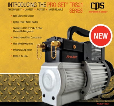 CPS TRS21 Sparkless Ignition Proof Recovery Machine
