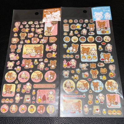 San-X Rilakkuma Seal Donut Sticker Heisei Retro 2007