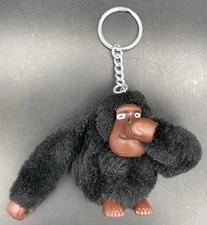 Kipling Sevin Gorilla Ape Mini Plush Keychain Stuffed Small Key Ring 2.5"