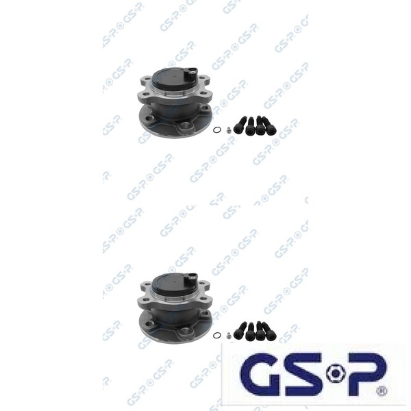 2X Radlagersatz GSP 9400253K 2 Radlager Satz Links Rechts Hinterachse FüR Volvo-image