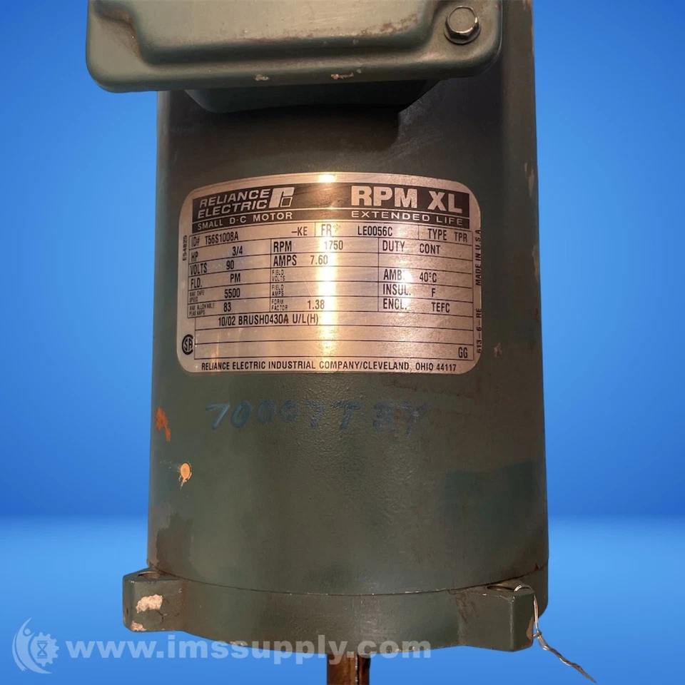 Reliance T56S1008A DC Electric Motor FNIP - Image 2 of 4