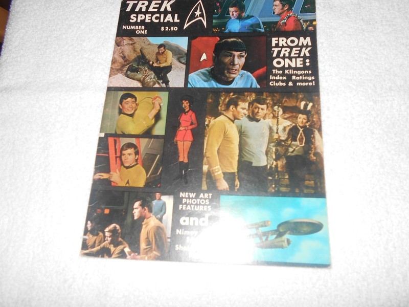 Rare 1977 Star Trek Trek Special #1 Issue Fan Club Magazine