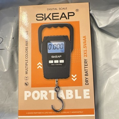 SKEAP Portable Digital Handheld Hanging Luggage Scale with Hook