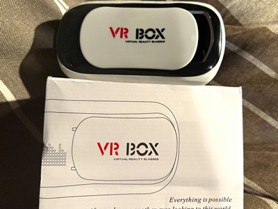 2 VR BOX Smartphone VR Headsets Virtual Reality Glasses White/Black