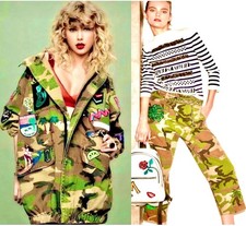 Marc Jacobs Taylor Swift Reputation Camo Pants Jacket Belt 2 4 6 Sequin Rep S M
