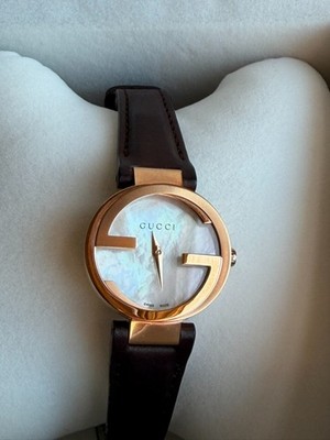 Gucci Interlocking Rose Steel Watch for Women YA133516