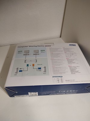 ATEN  Computer Sharing Device (CS231) 2-Ports External KVM switch USB
