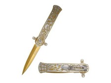8.5" Heavy Duty Spring Assist Tactical Pocket Knife Folded Survival Knife w/Clip