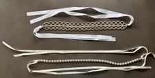 Bridal Belt for Women Dress/Wedding Dress Belt Crystal Rhinestone Sash Lot 2 W4
