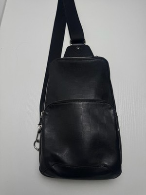 Louis Vuitton Avenue Sling Bag Damier Infini Leather Onyx Black N41720 Preowned