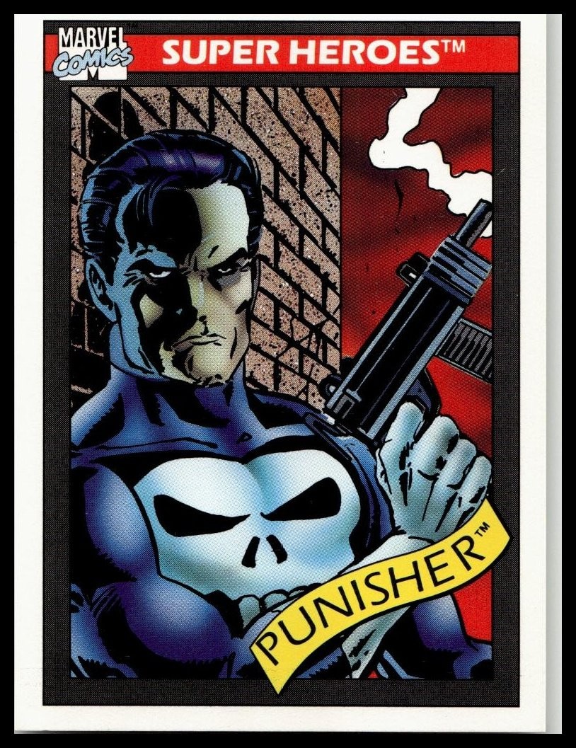 Marvel Punisher 1990 Marvel Universe Impel #47