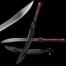 39'' Dragon Sharp Broadsword Manganese Steel Chinese Dynasty Kungfu Dao Sword