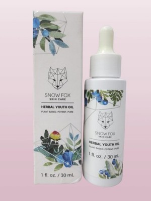 SNOW FOX SKIN CARE HERBAL YOUTH OIL 1 OZ NWB