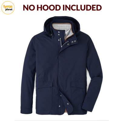 $595 Peter Millar Crown Crafted Discovery Field Jacket Birch Coat Navy XL