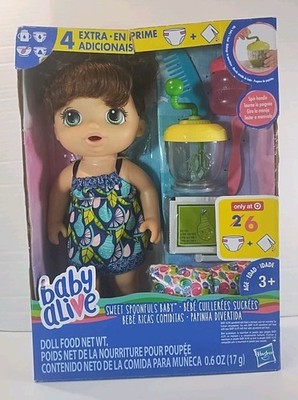 Baby Alive Sweet Spoonfuls Boy Brunette Baby Alive Sweet Spoonfuls