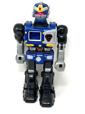 Vintage Hap-P-Kid Robot 15.5  Electronic Walking Talking Toy   As Is - Lights