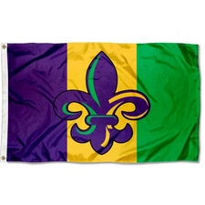 Fleur De Lis Flag and Grommet Banner