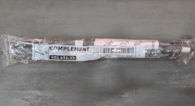 IKEA KOMPLEMENT Pull Out Rail Pair  for Baskets 13-3/4''  Gray 902.632.33