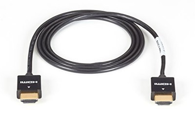Black Box Slim-Line High-Speed HDMI Cable - 3-m (9.8-ft.) (VCSHDMI003M)