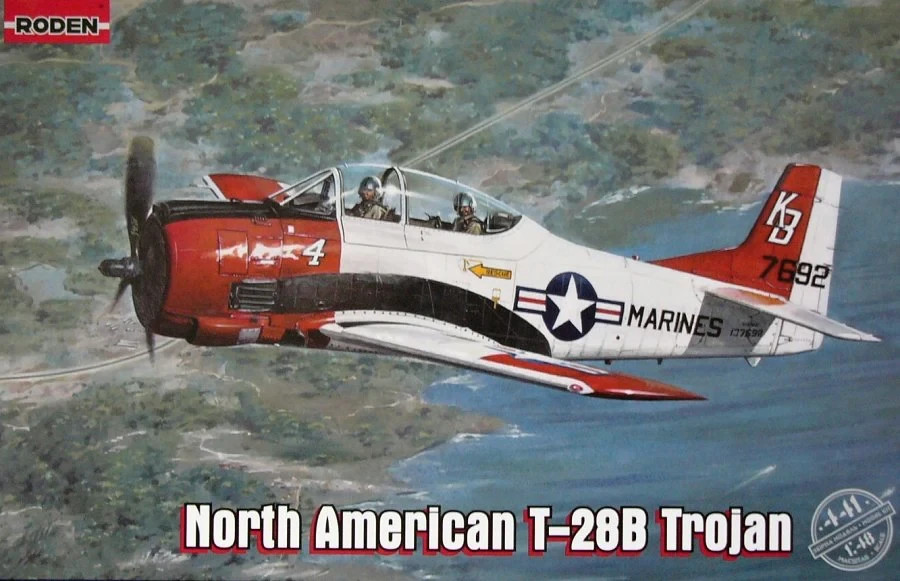 Roden 1/48 441 North American T-28B Trojan Model Aircraft Kit