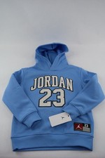 NWT Kids Nike Air Jordan Jumpman Flight Hoodie Pullover sz 6 University Blue