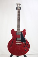 Guitarra Eléctrica Epiphone ES-335 2001 Hecha en Japón Semi-Hueca Usada