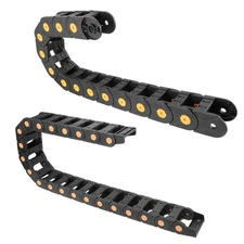 1Meter Drag Chain Cable Wire Carrier Plastic w End Connector for CNC Router Mill