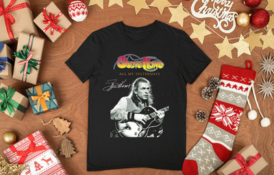 Steve Howe Yes Band Live In Tour Cotton All Size Men Women Black Shirt CS638