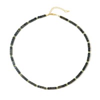 Cavill HäMatit Silberhalskette 925 Vergoldet 128Ct Peridot GrüN Elegant Modern
