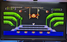 Donkey Kong 3 NES Arcade Classics, PAL, Boxed, Tested