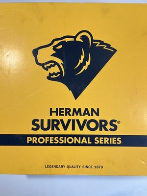 herman survivor steel toe work boots , professional series , size 11