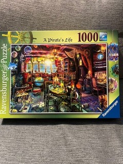 Ravensburger Puzzle 1000pz La vita di un pirata di Aimee Stewart 2021 COMPLETO
