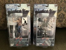 World War Z Movie Zombie Figures, Civilian Zombie Special Forces Zombie 2013