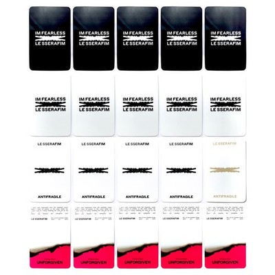 LE SSERAFIM Photocard - FEARLESS ANTIFRAGILE UNFORGIVEN Benefit
