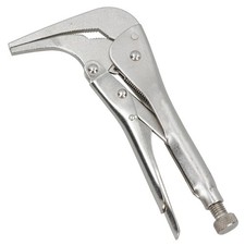 Long Nose Locking Pliers Mole Grips with 90 Degree Angled Head 10 inch