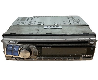 ALPINE CDA-9827 CD Player XM SAT Ready MP3/WMA/AAC BASS Engine Untested AS IS
